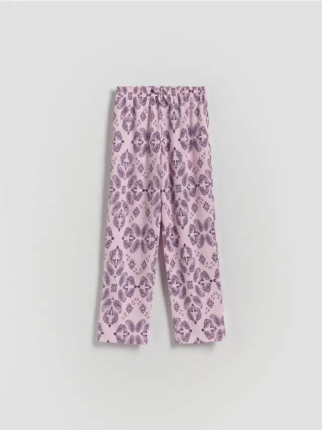 Pantaloni fantasia Colore rosa pastello