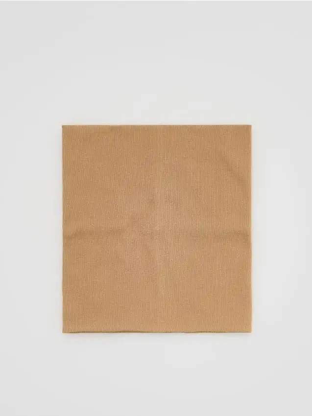 Sciarpa ad anello in misto cotone Colore beige