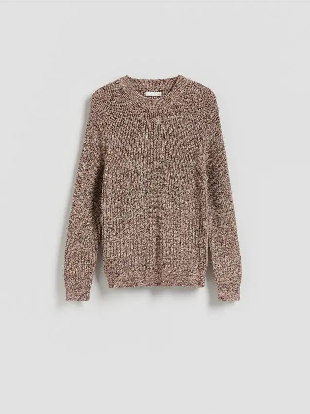 Maglione strutturato Colore marrone