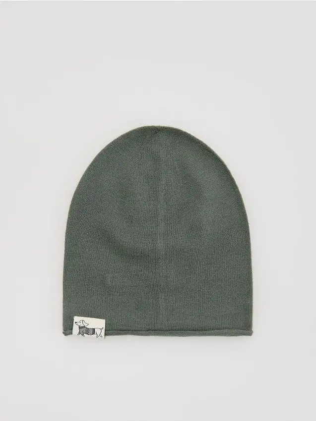 Cappello con patch Colore verde
