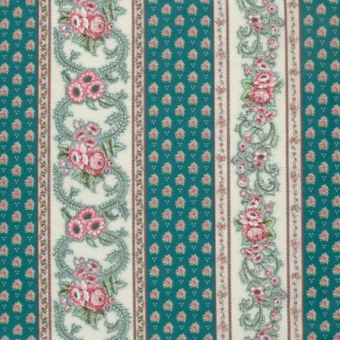 Tessuto provenzale cotone cerato morbido e opaco Naïs