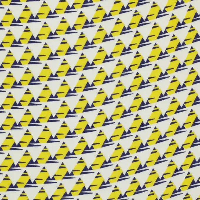 Tessuto viscosa triangoli