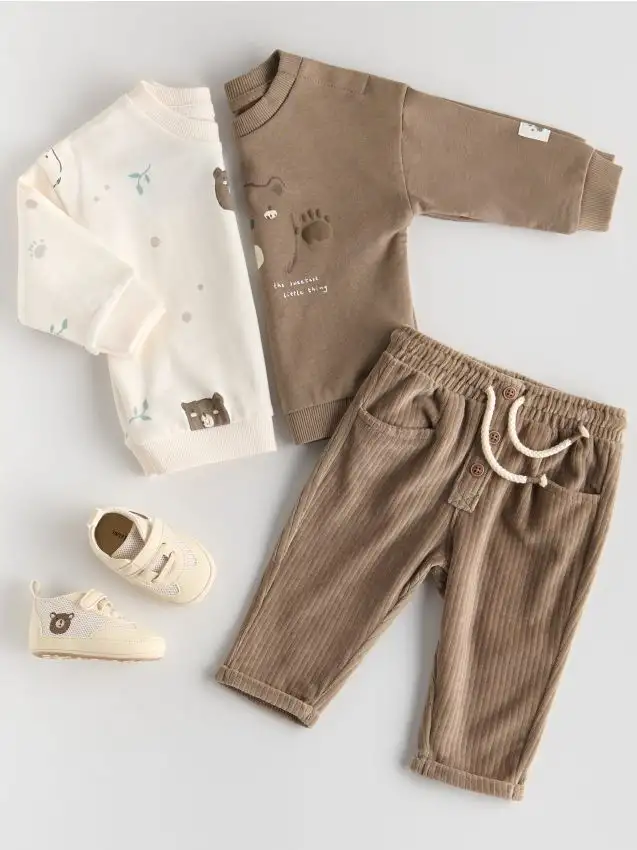 Pantaloni con fascia Colore caffè