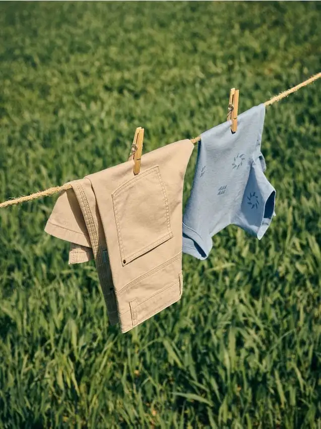 Pantaloncini in cotone Colore panna