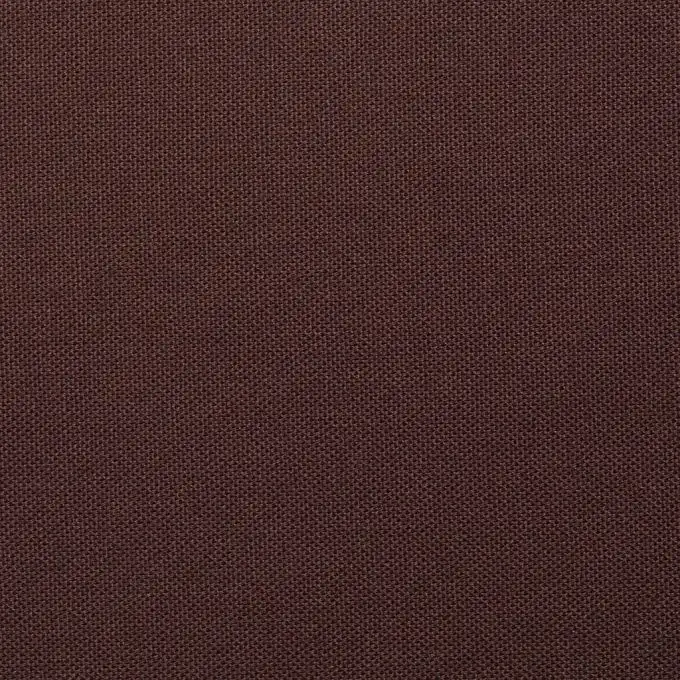 Tessuto cotone tinta unita Nattea marrone