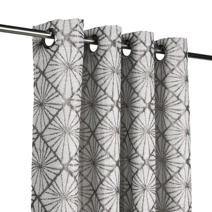 Tenda jacquard motivo geometrico 140x260 cm