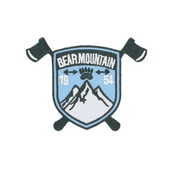 Ecusson termoadesivo Bear Mountain blu
