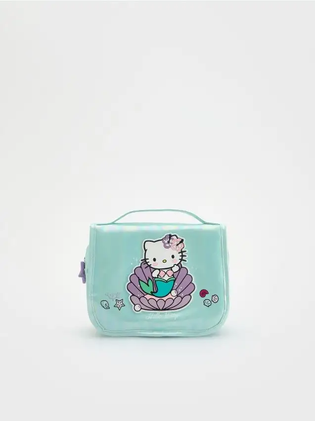 Beauty case Hello Kitty Colore turchese chiaro