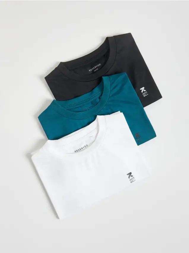 Maglietta sportiva confezione 3 Colore bianco