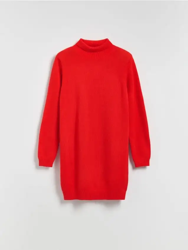 Abito in lana merino Colore rosso