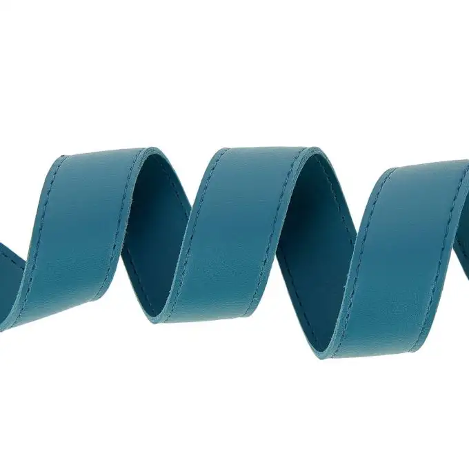 Cinturino similpelle blu 30 mm