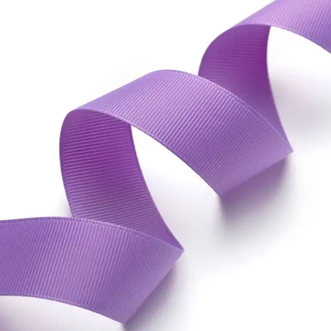 Nastro gros grain color malva 25mm