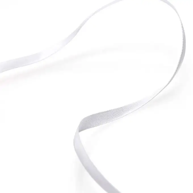 Nastro da ricamo bianco 4 mm