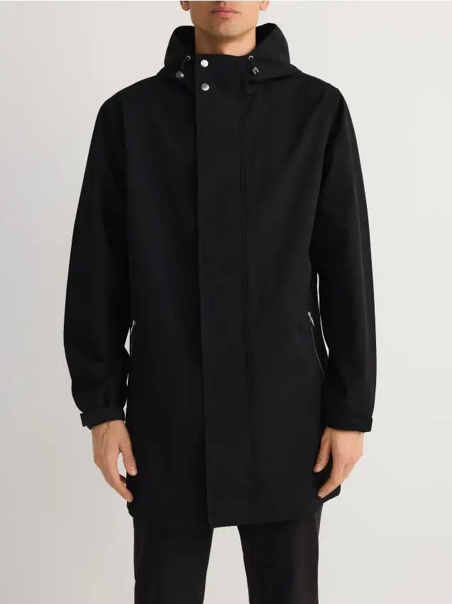Parka con cappuccio Colore nero