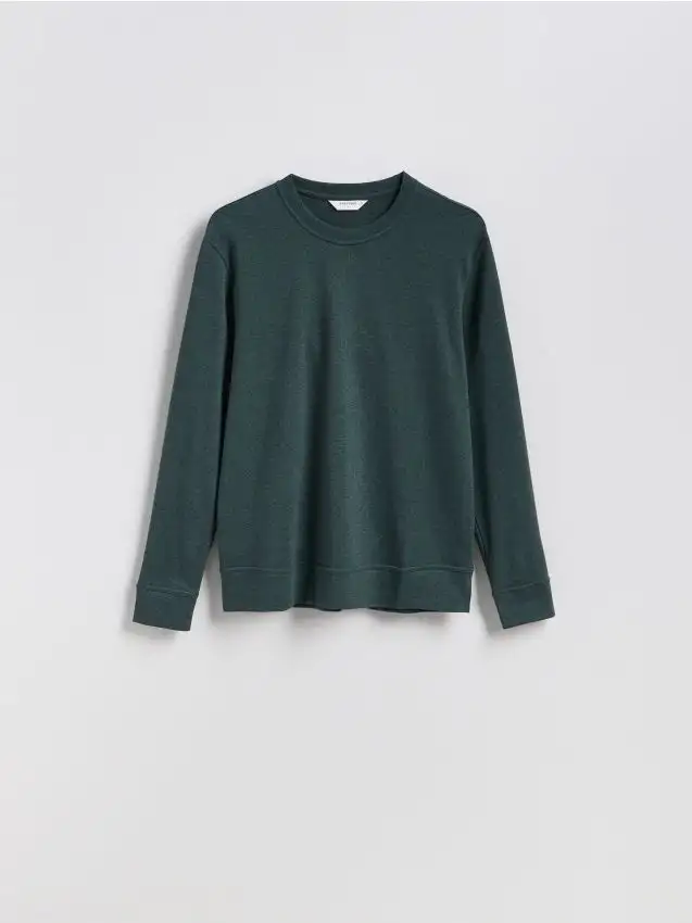 Maglietta a maniche lunghe regular fit Colore verde scuro