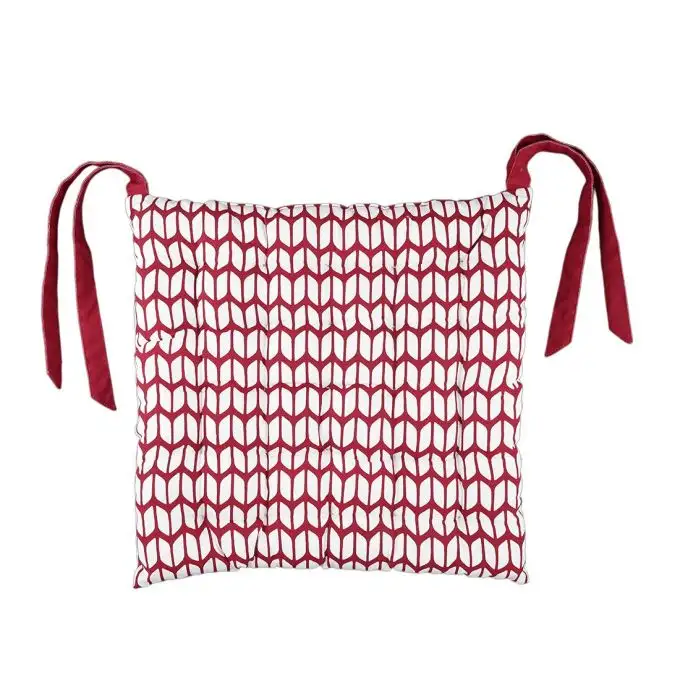 Cuscino sedia rosso spiga