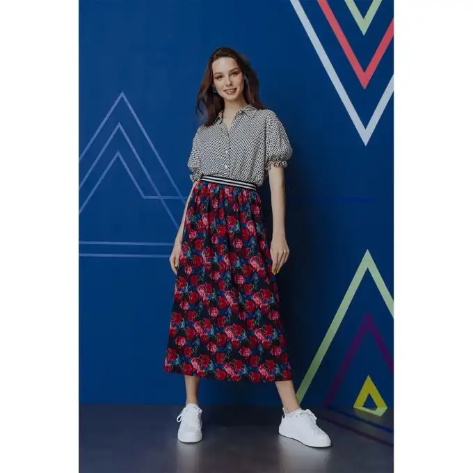 Modello Burda 6586 gonna