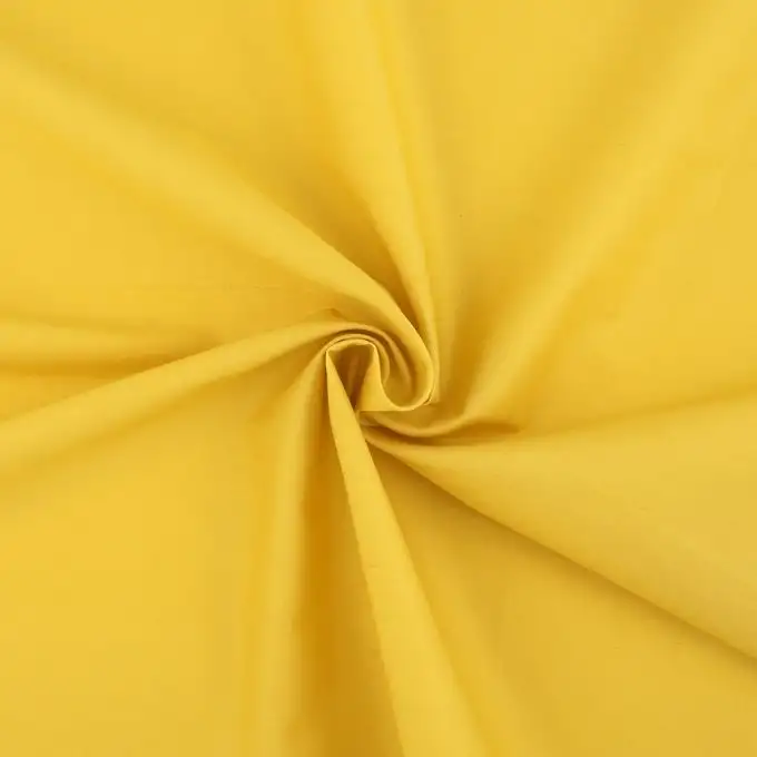 Tessuto popeline cotone giallo sole