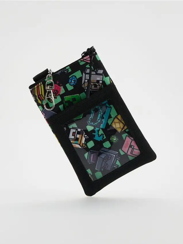Portafoglio Minecraft Colore nero