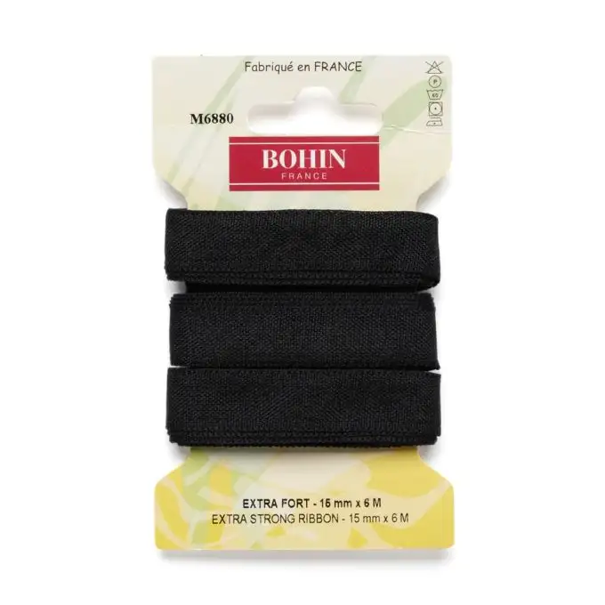 Nastro extra forte 15mm - Nero