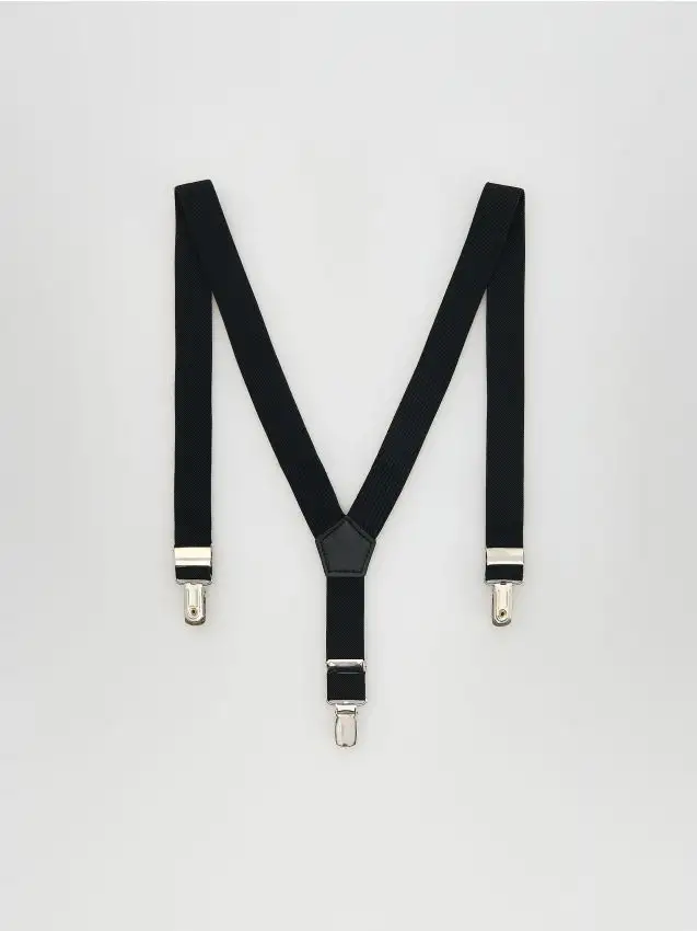Bretelle classiche Colore nero