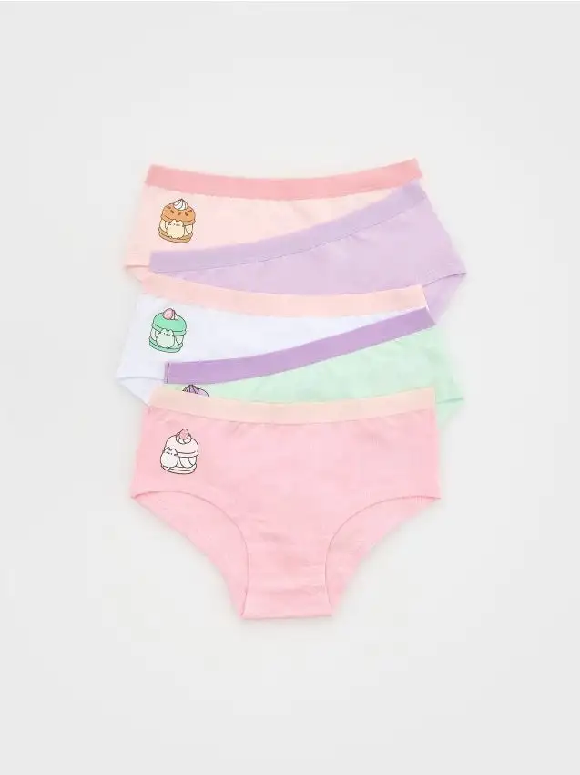 Slip in cotone Pusheen 5 pack Colore multicolore