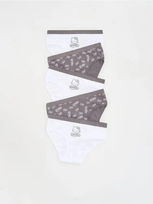 Slip Hello Kitty 5 pack Colore grigio scuro