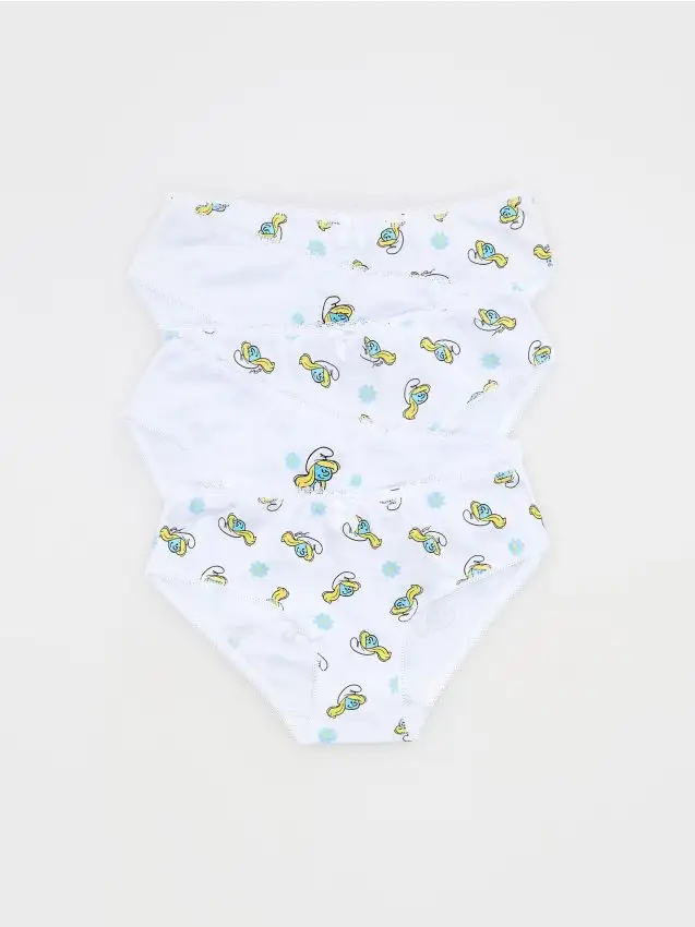 Mutandine Puffi 5 pack Colore bianco