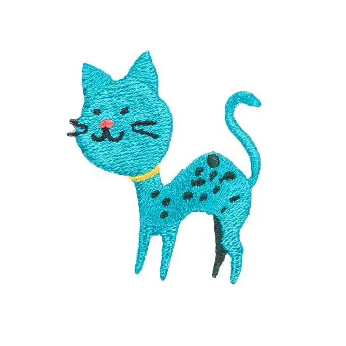 Écusson gatto turchese