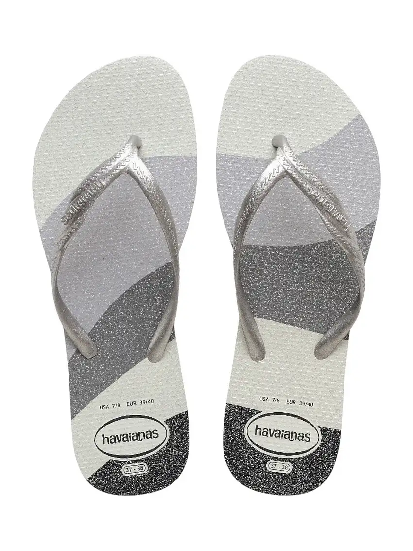 HAVAIANAS Women's Flip Flops Hav. Fantasy Gloss 4145643.0535 White