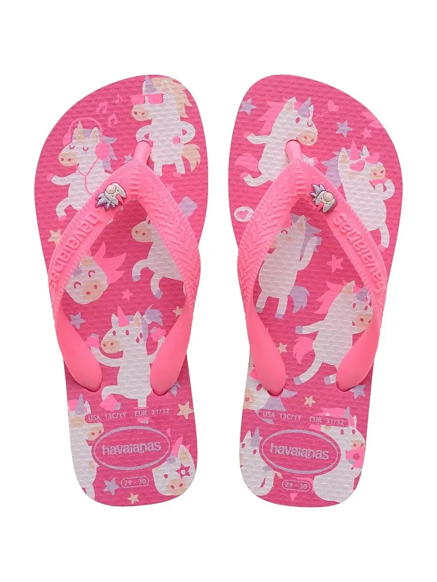 HAVAIANAS Flip Flops for Girls Hav. Kids Fantasy 4103405.5784 Pink