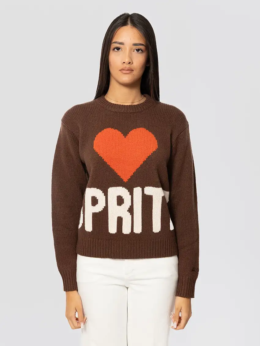 Maglione Oversize Big Spritz Marrone