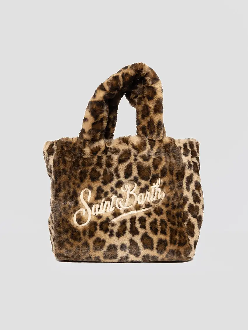 Borsa a Mano Animalier Colette Soft Marrone