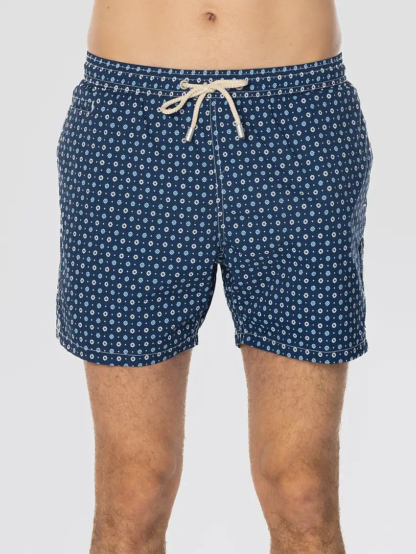 Costume Media Lunghezza Seahorse Pattern Verde