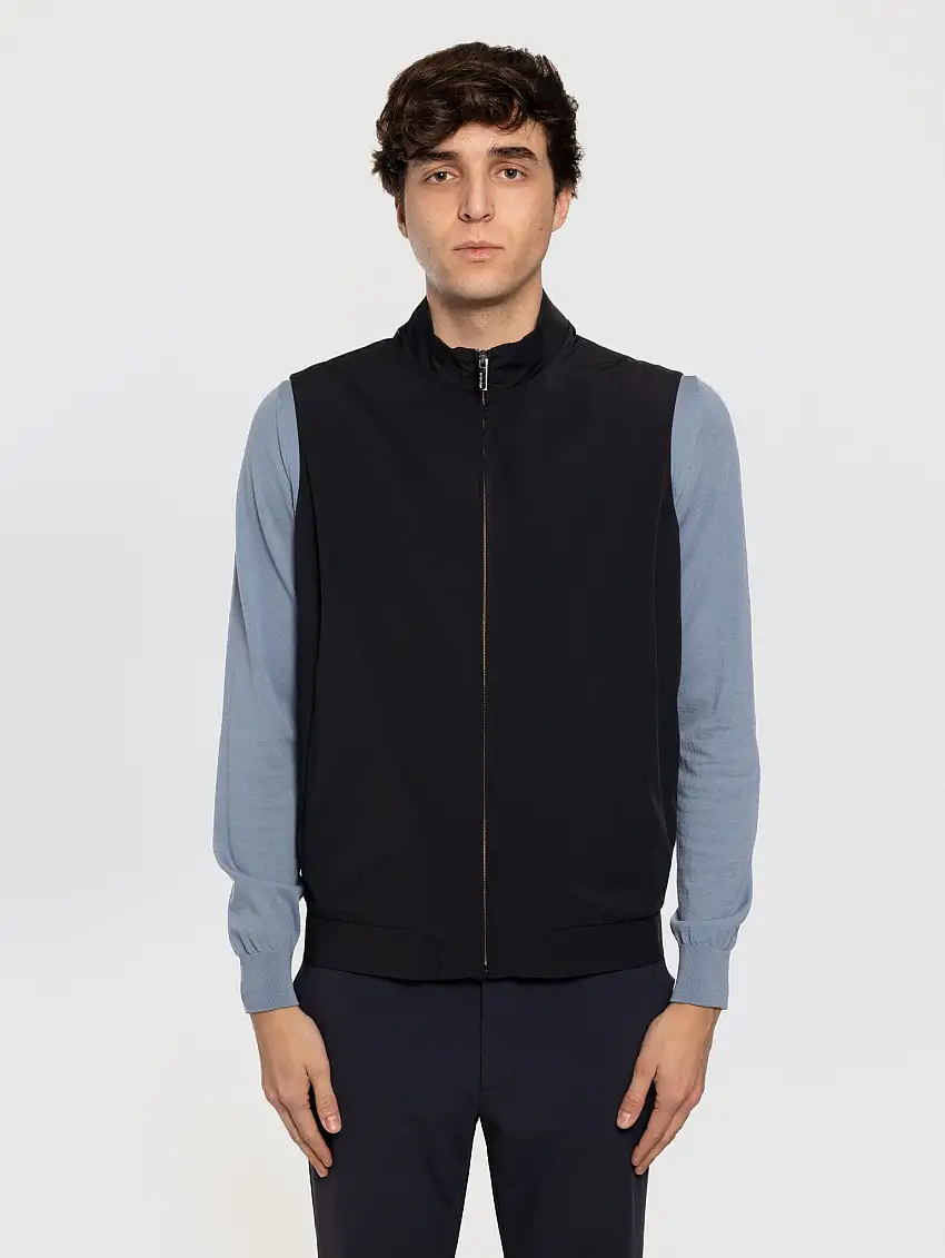 Gilet Leggero Slim Fit Blu