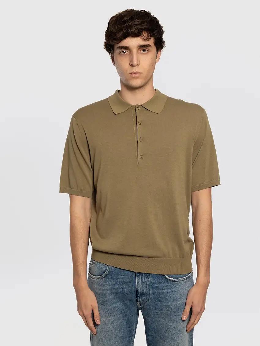 Polo in Cotone Extrafine Verde