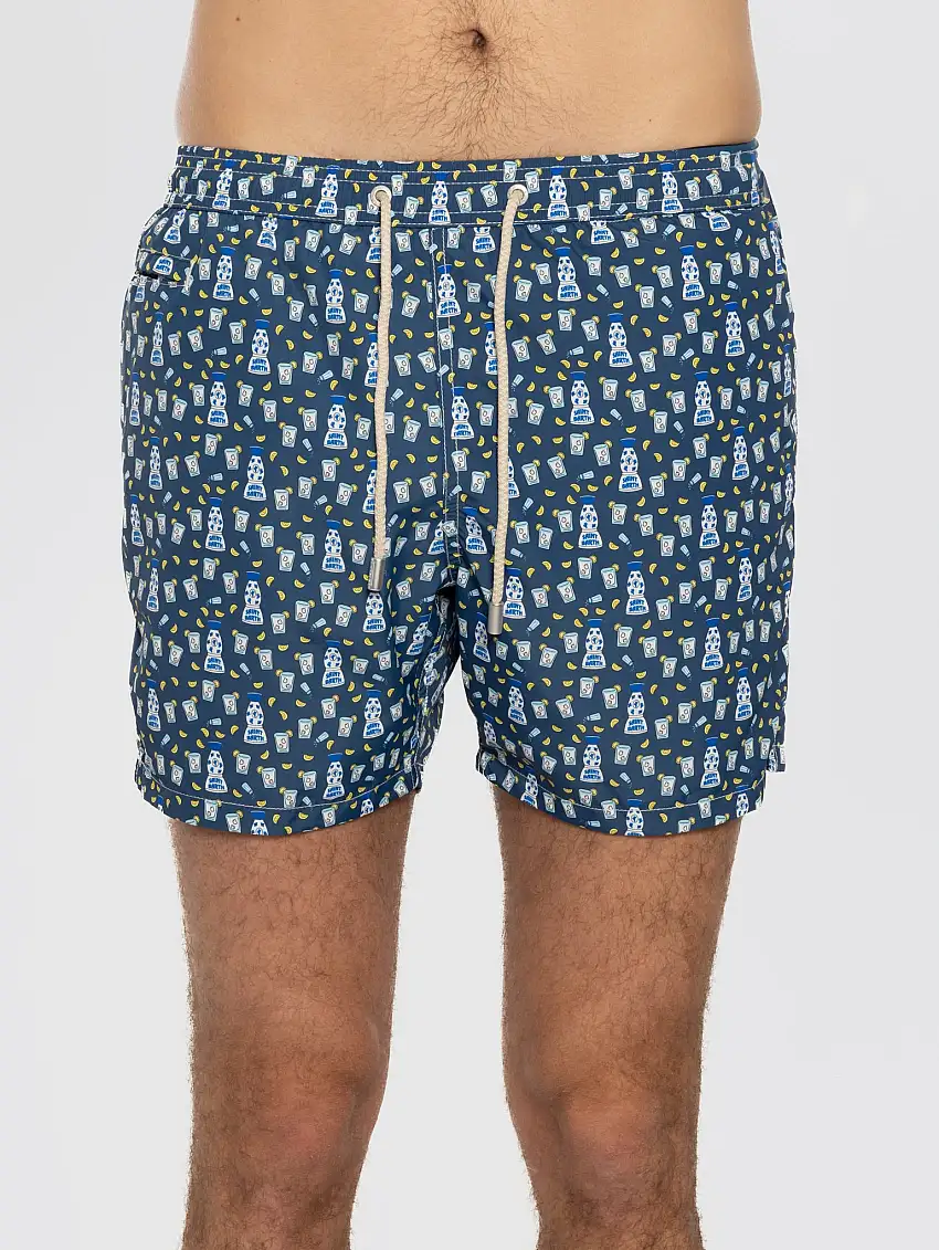 Costume Media Lunghezza Tequila Classic Blu