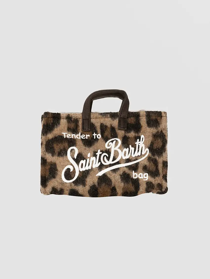 Borsetta Porta Cellulare Leopardo Marrone