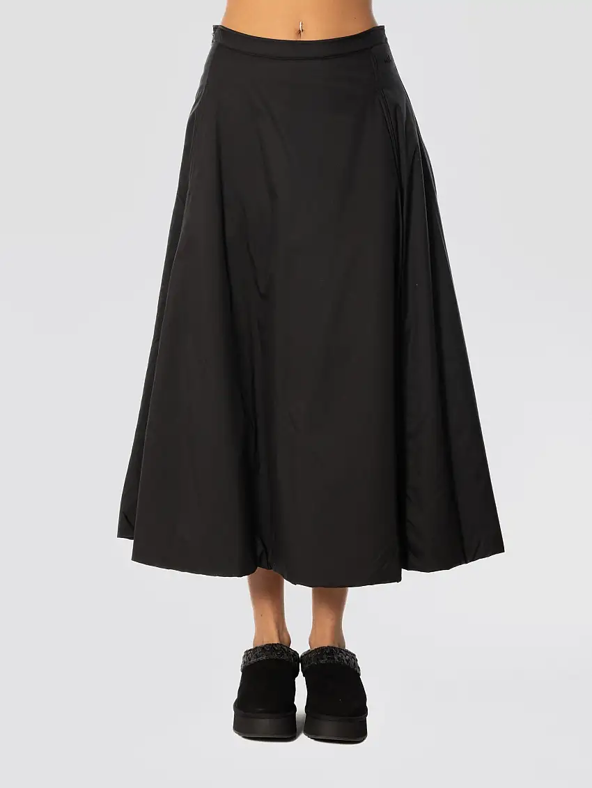 Gonna A Line Imbottita Nero