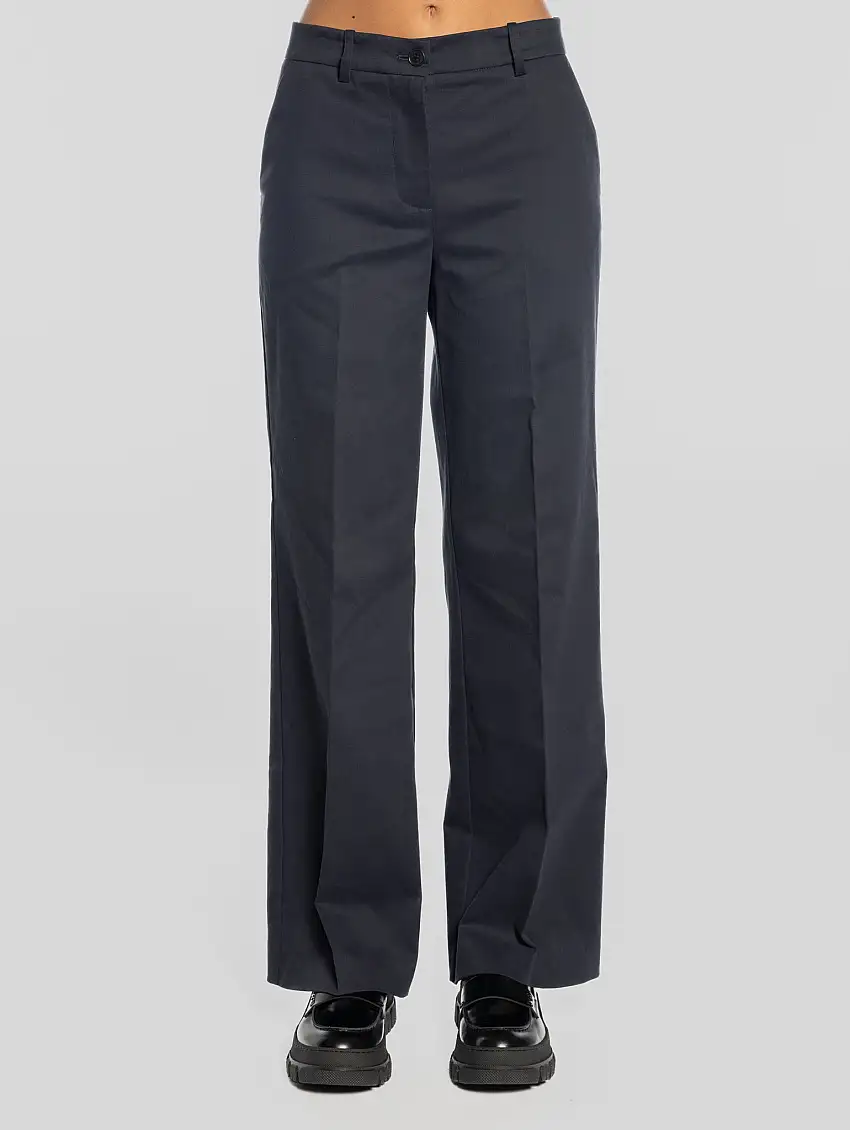 Pantaloni in Fustagno Blu