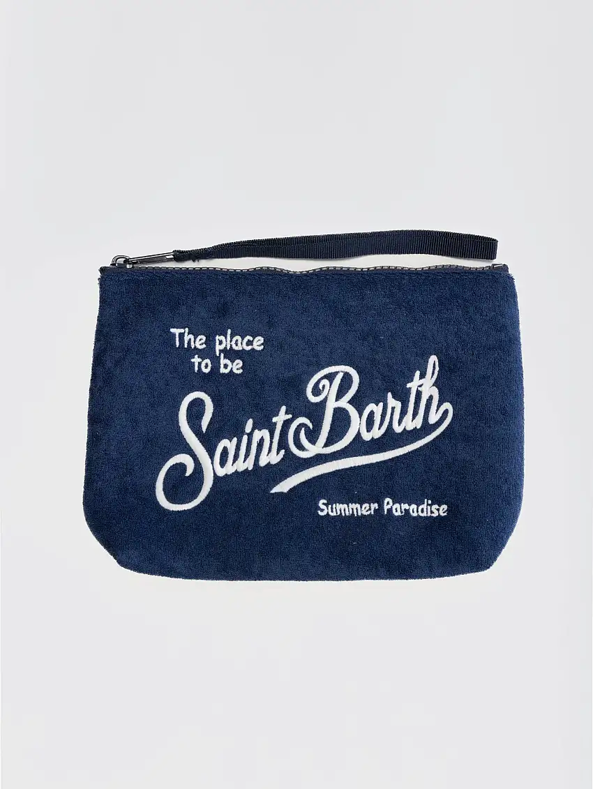 Pochette Aline in Spugna Terry Blu