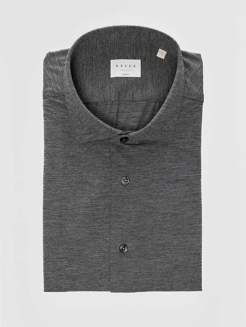 Camicia Active Shirt Mélange Grigio
