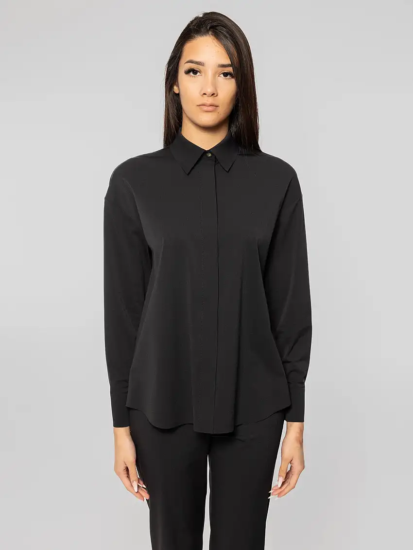 Camicia in Jersey Tecnico Lepanto Nero