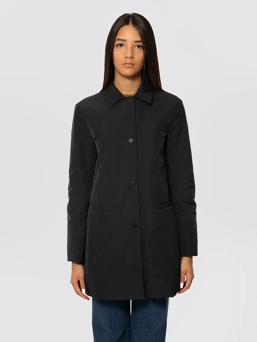 Giacca in Taffetà Antigoccia Nero