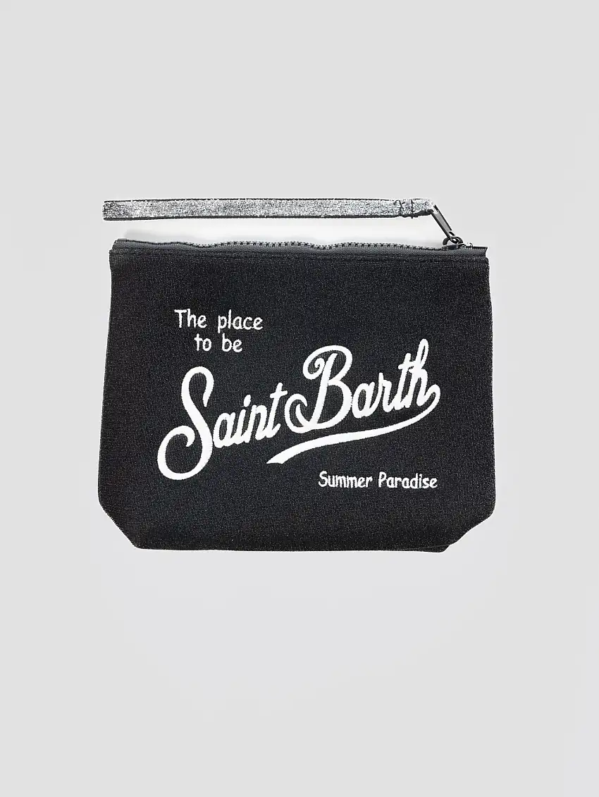 Pochette in Lurex Aline Nero