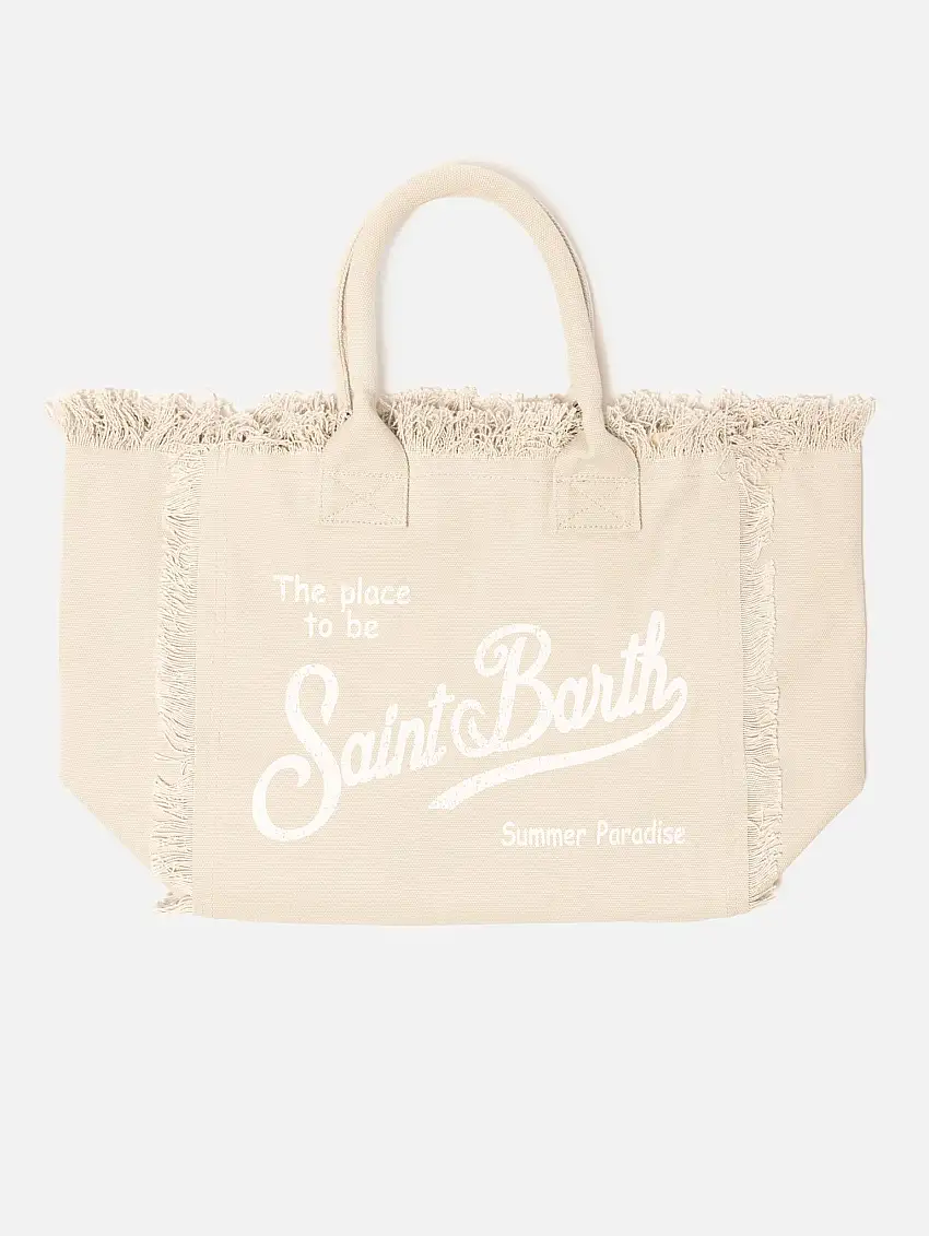 Borsa Vanity in Cotone Canvas Grigio