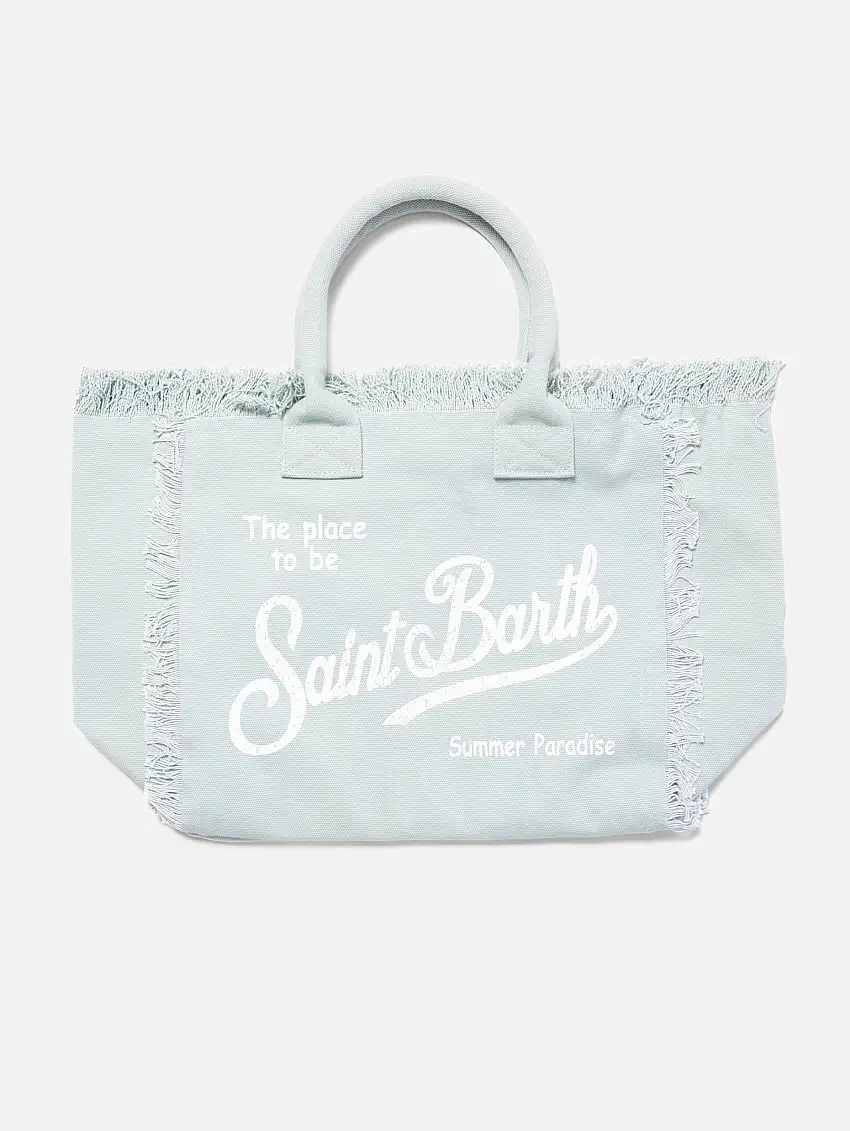 Borsa Vanity in Cotone Canvas Salvia