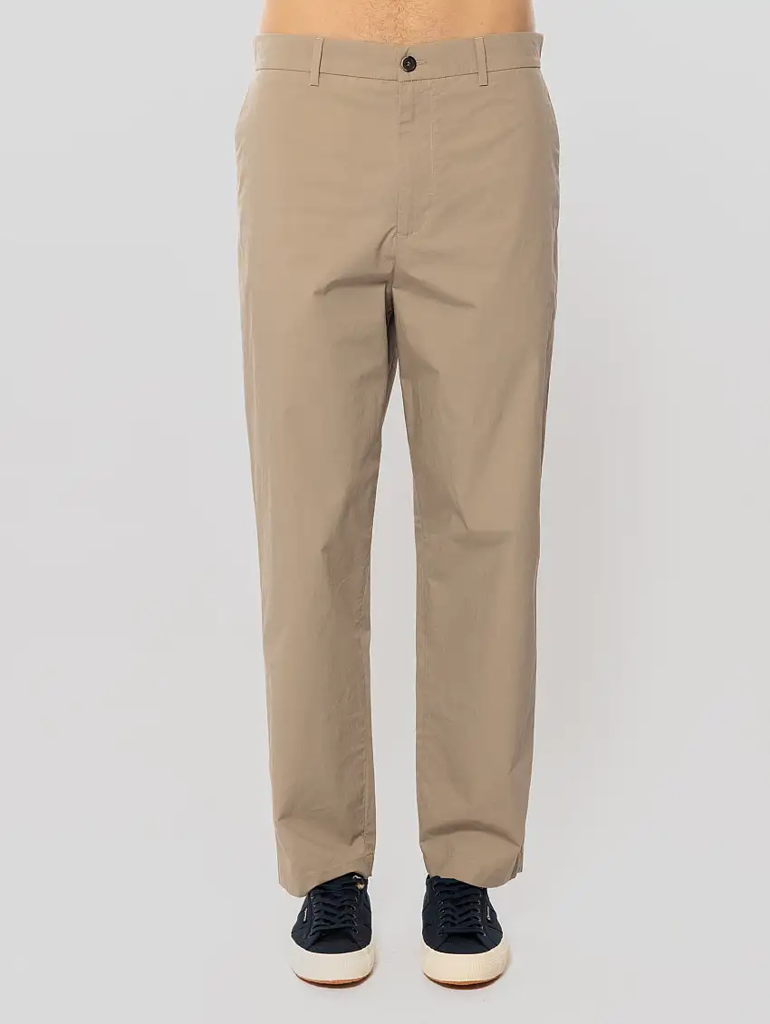 Pantaloni Canasta Vion in Tela Parachute Sabbia