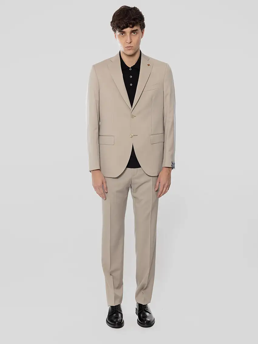 Completo in Lana Beige