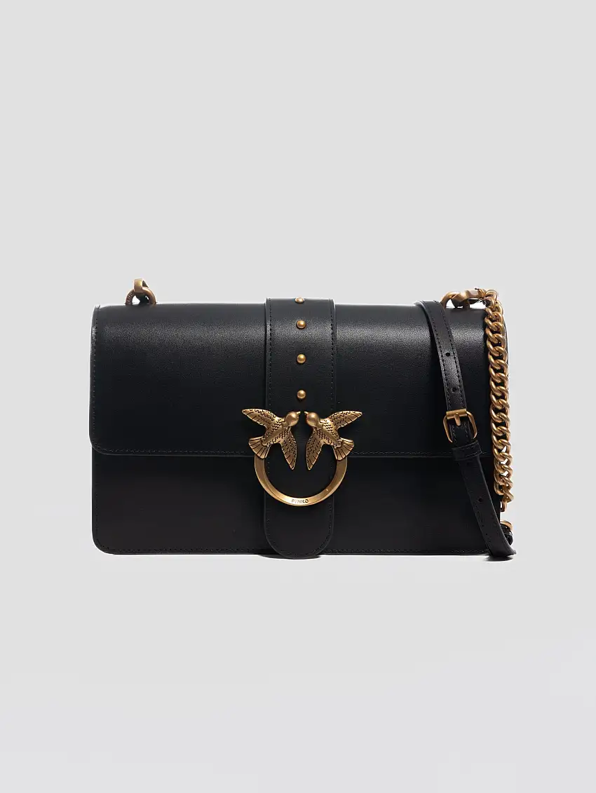 Borsa in Pelle Classic Love Bag Icon Nero